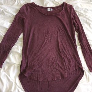 Maroon long sleeve